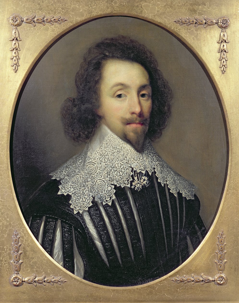 I. Károly Nagy-Britannia és Írország királyának portréja (1600-49) alkotó: Cornelius Janssen van Ceulen
