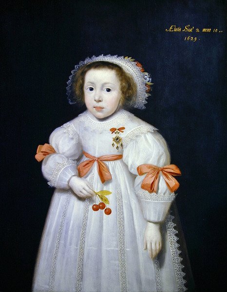 Egy fiatal lány portréja alkotó: Cornelius Janssen van Ceulen