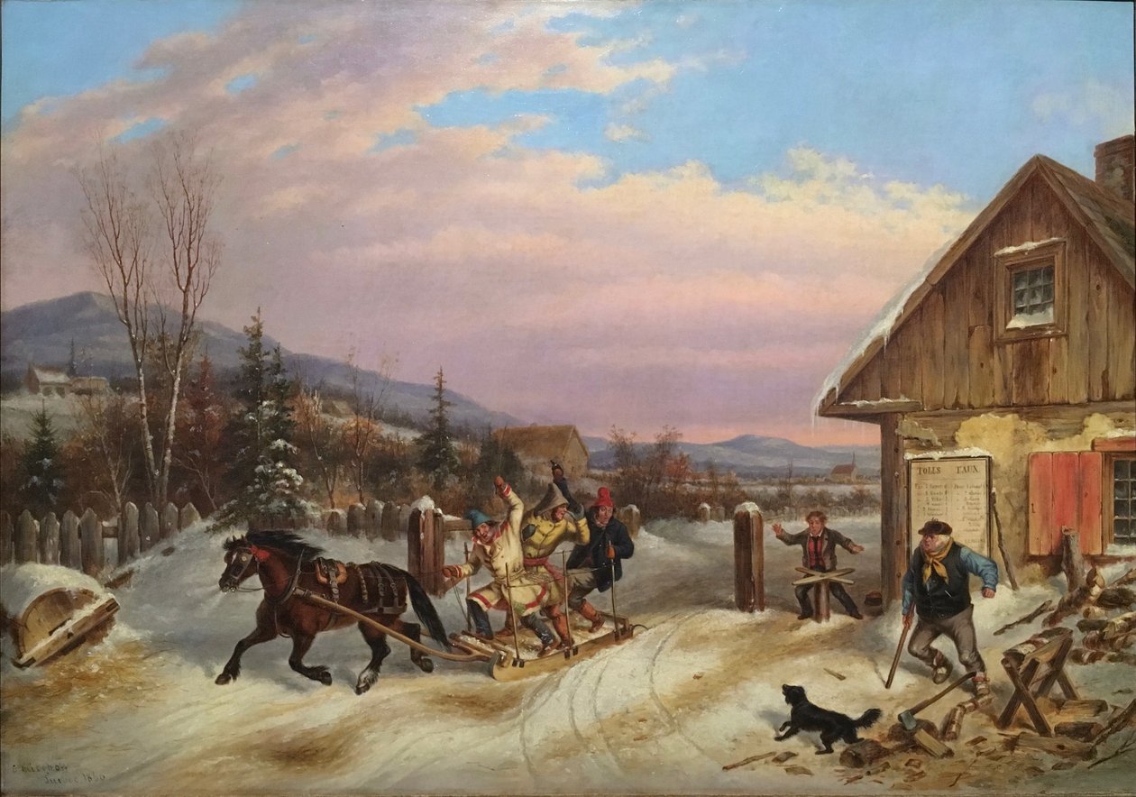 Az útdíj megkerülése alkotó: Cornelius Krieghoff