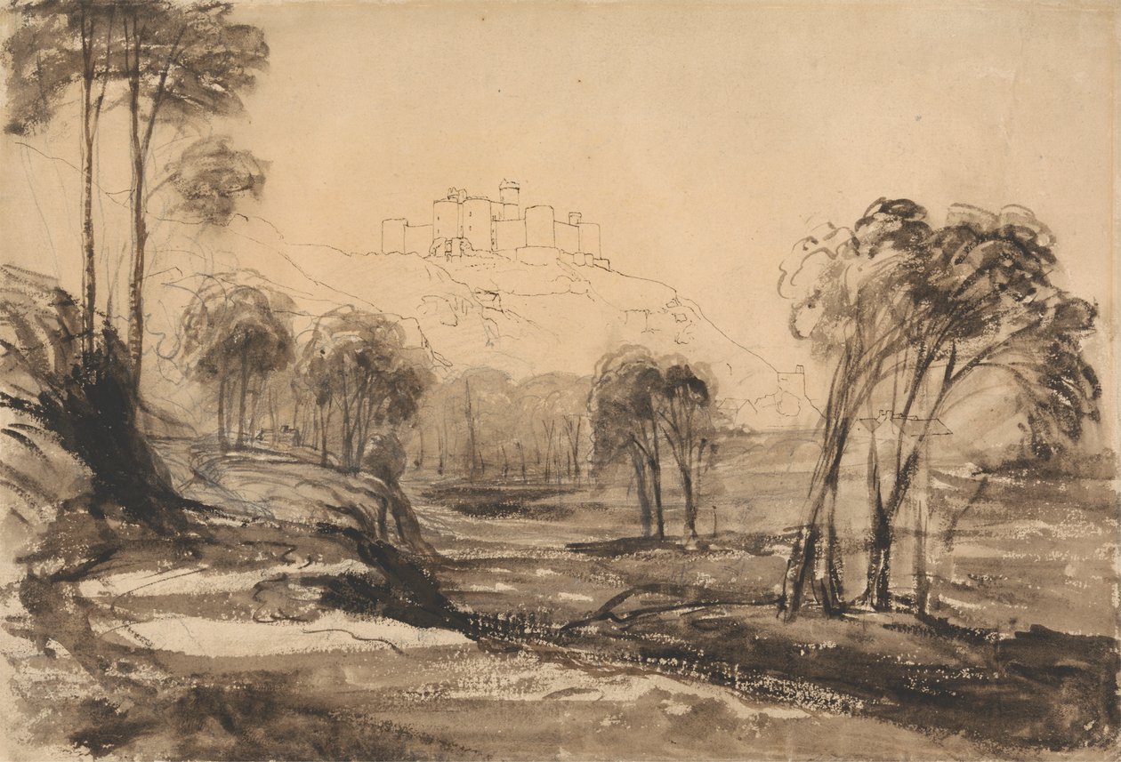 Harlech kastély alkotó: Cornelius Varley