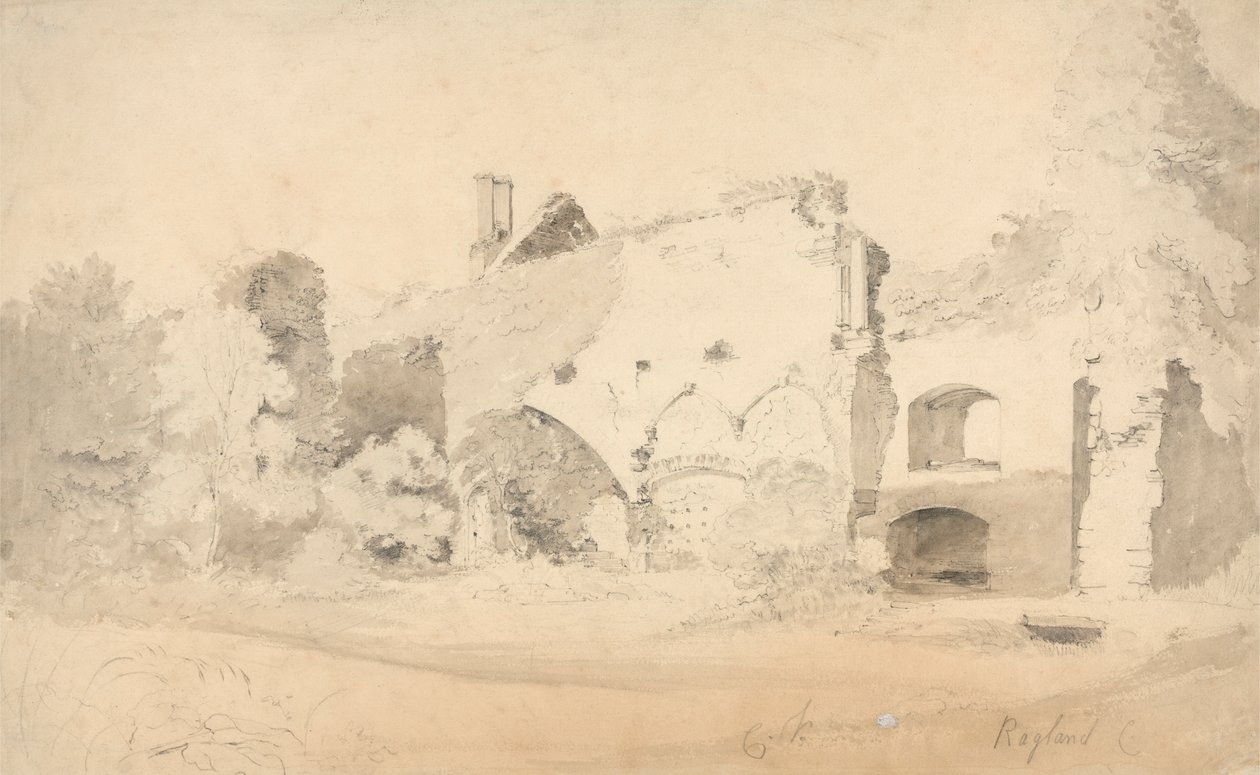 Raglan kastély alkotó: Cornelius Varley