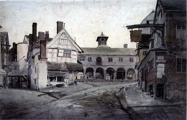 The Market Place, Ross, Herefordshire alkotó: Cornelius Varley