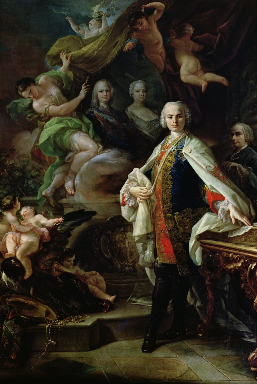 Carlo Broschi (1705-82) „Il Farinelli” portréja, 1746 után alkotó: Corrado Giaquinto