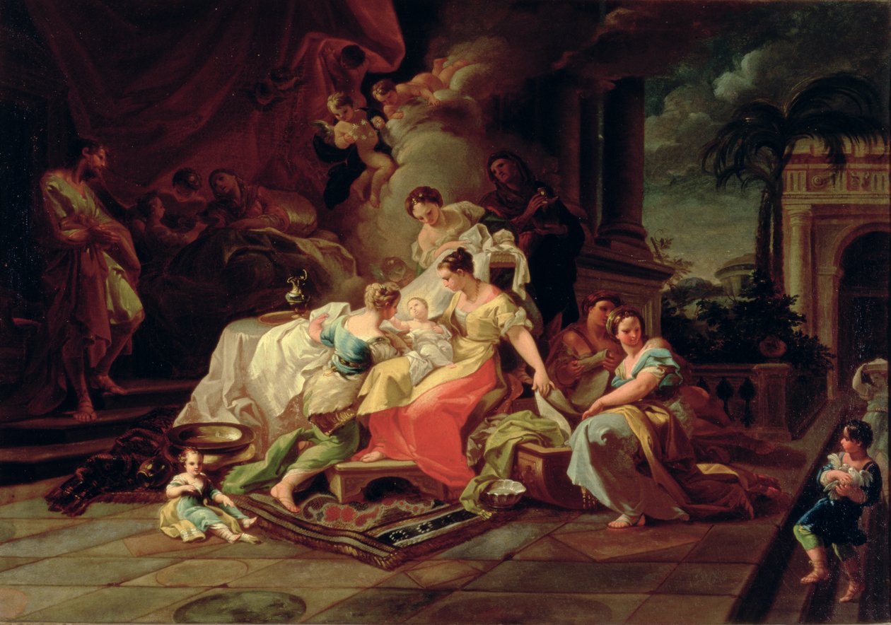 Mária születése, 1753 körül alkotó: Corrado Giaquinto