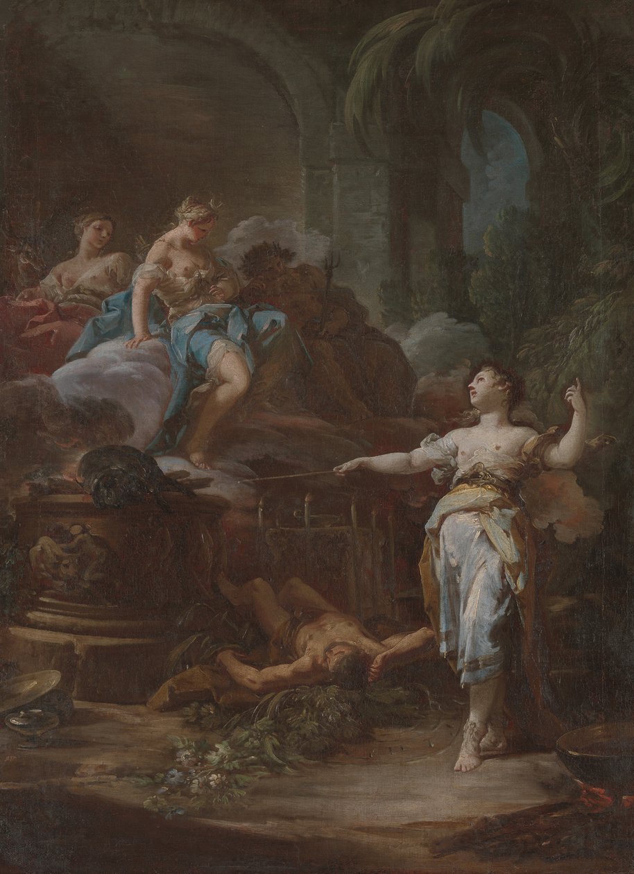Medea Rejuvenating Aeson, kb. 1760. alkotó: Corrado Giaquinto