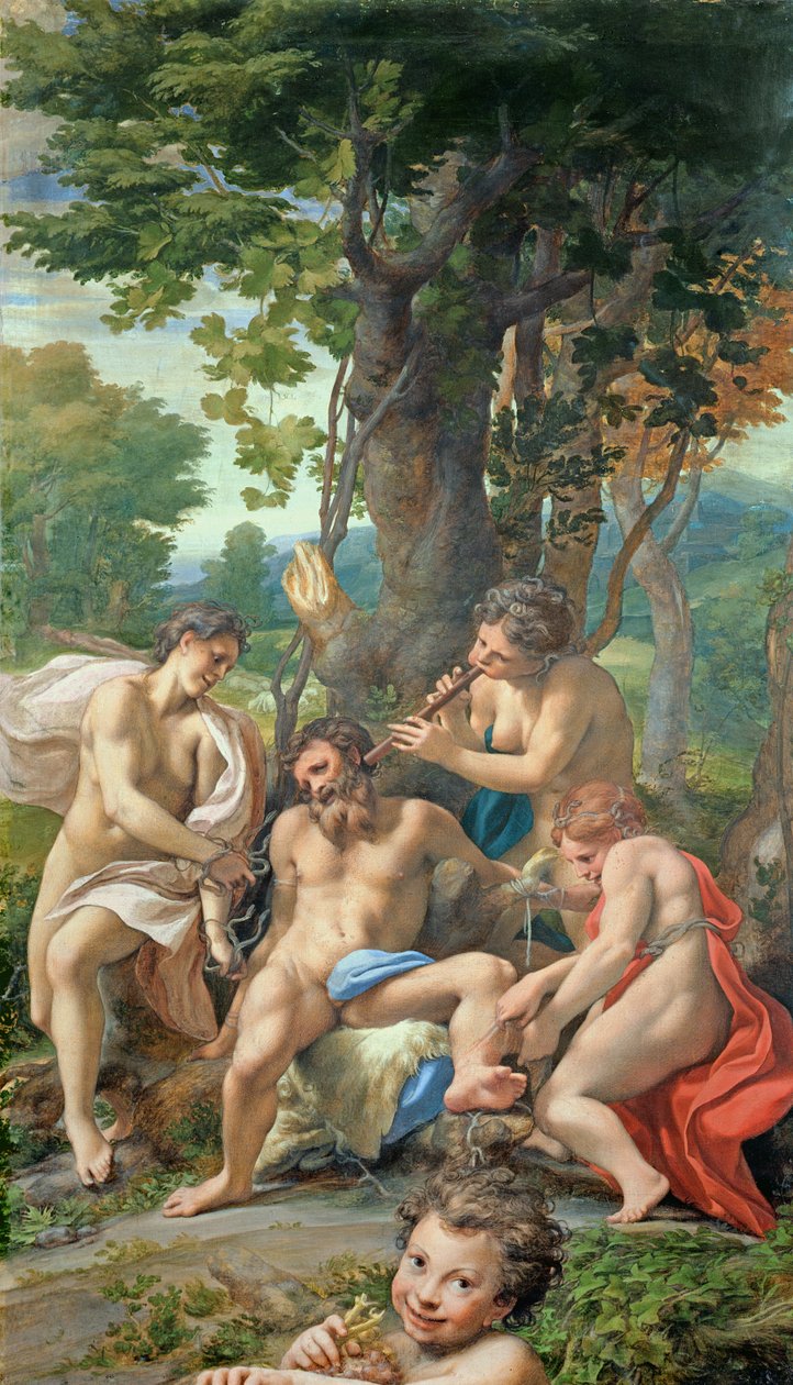 A gonoszok allegóriája, 1529-30 (tempera, vászon) alkotó: Antonio da Correggio