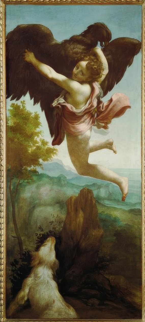 Ganymedes elrablása alkotó: Correggio