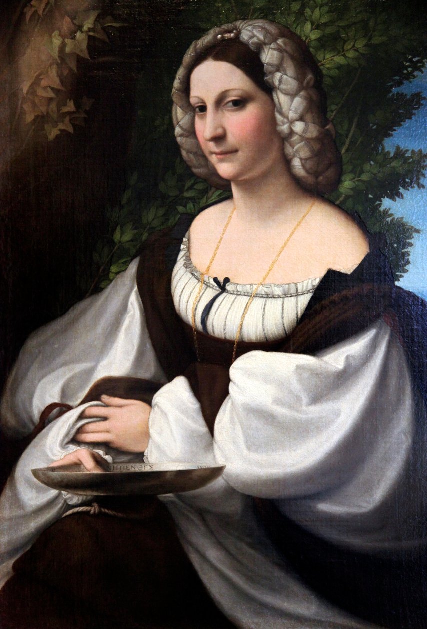 „Női portré”, c1518 alkotó: Correggio