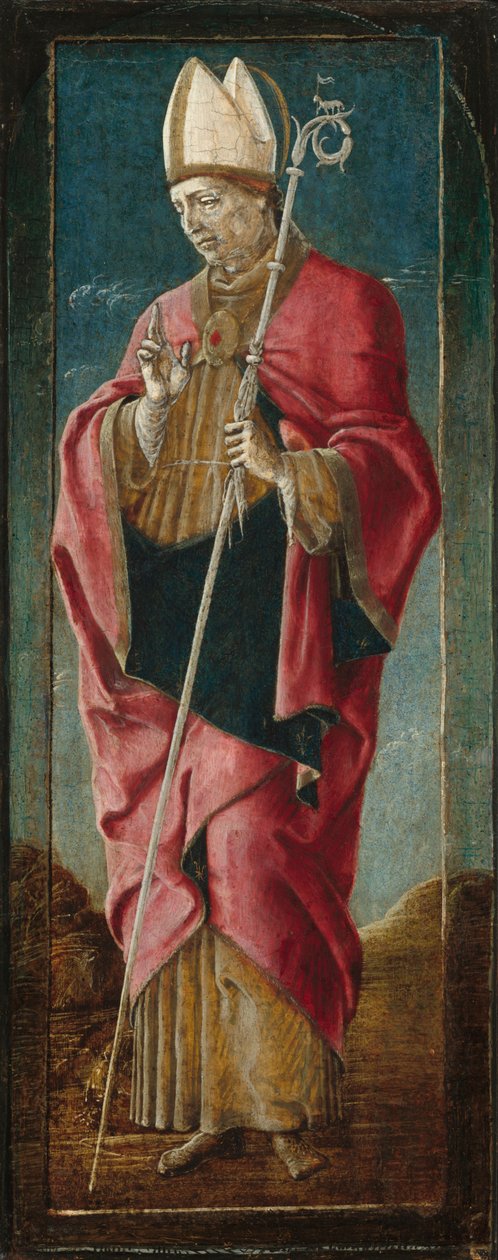 Ferrarai Szent Maurelius alkotó: Cosimo Tura