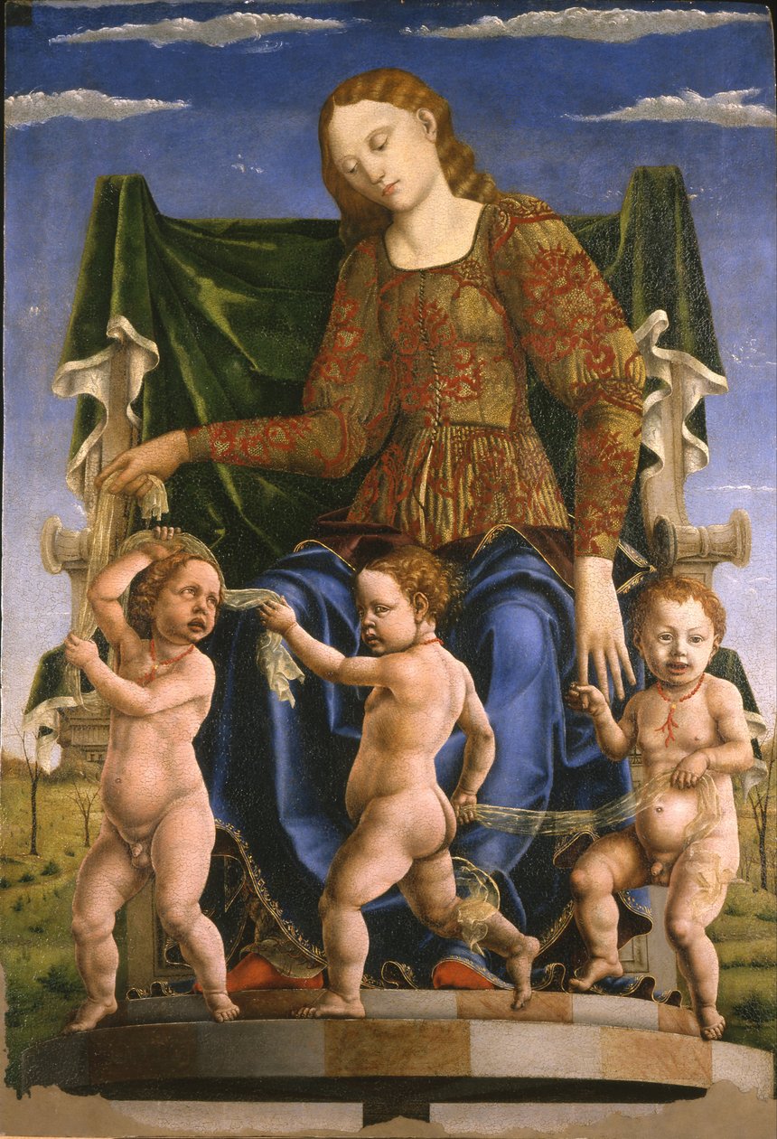 A múzsa Terpsichore alkotó: Cosimo Tura