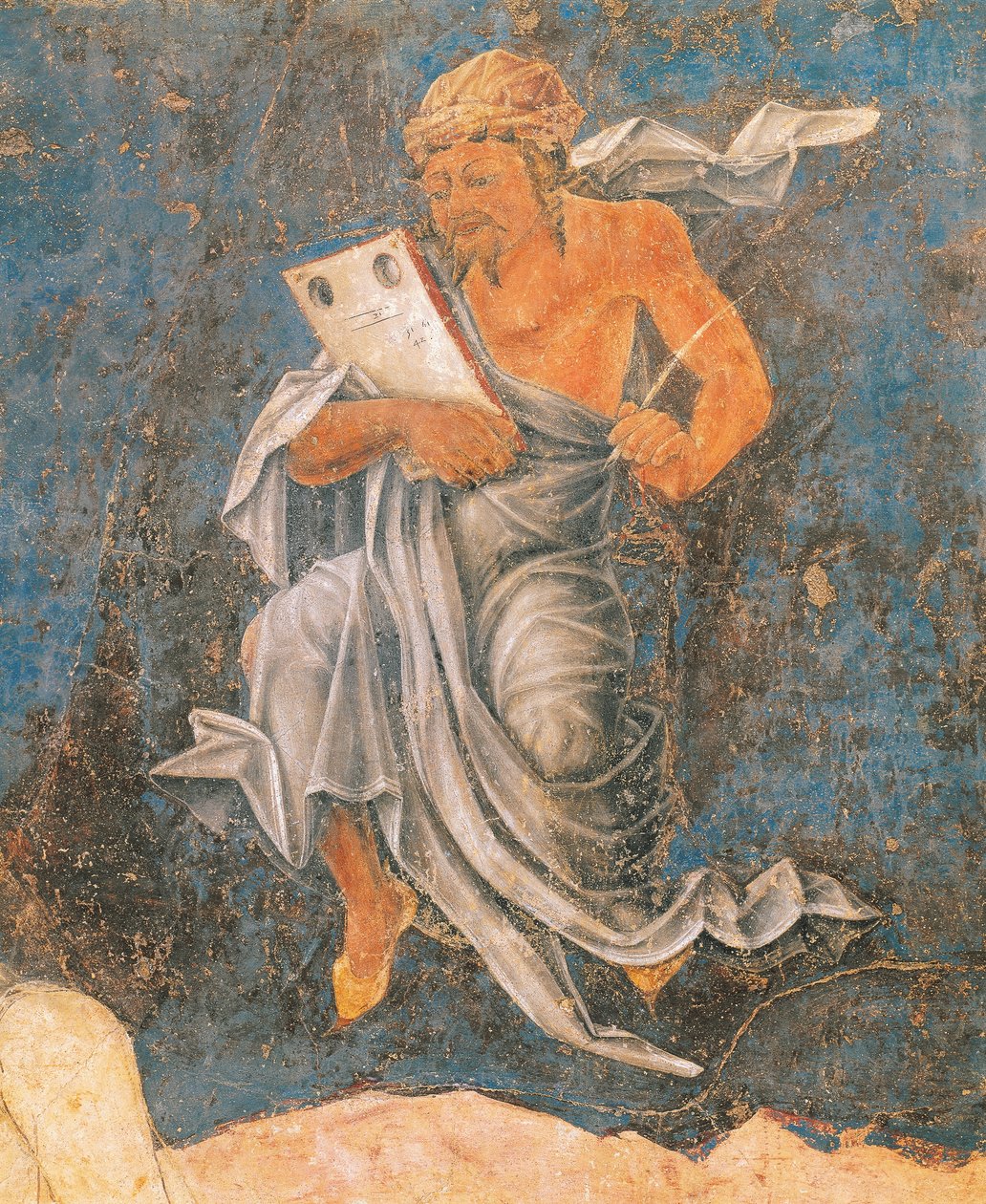 Dean, a Virgin of Sign részlete, augusztusi jelenet, Cosimo Turának tulajdonítva alkotó: Cosimo (attr. to) Tura