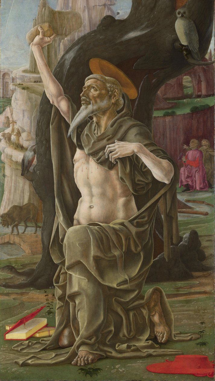 Szent Jeromos, 1470 körül alkotó: Cosimo Tura