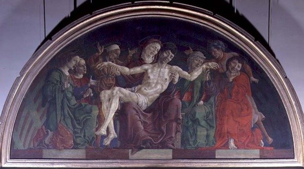 A Pieta (olaj a panelen) alkotó: Cosimo Tura