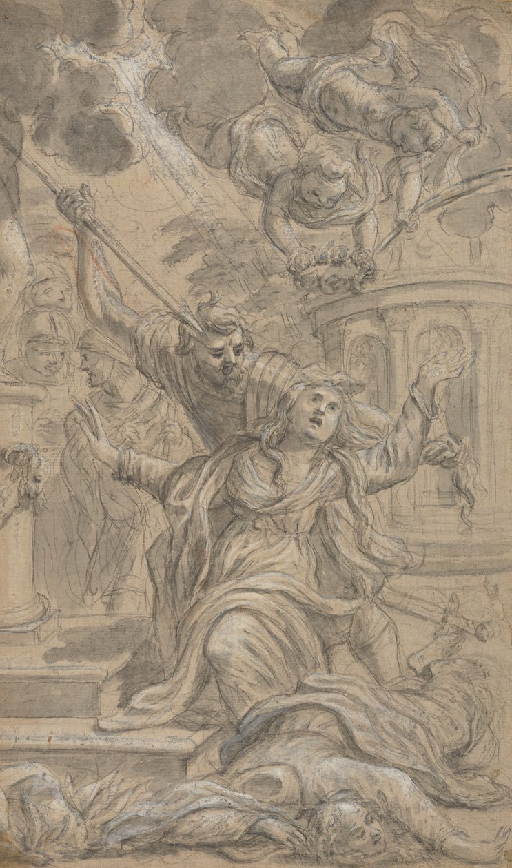 Két női szent vértanúsága, 1625-1704. alkotó: Cosimo Ulivelli