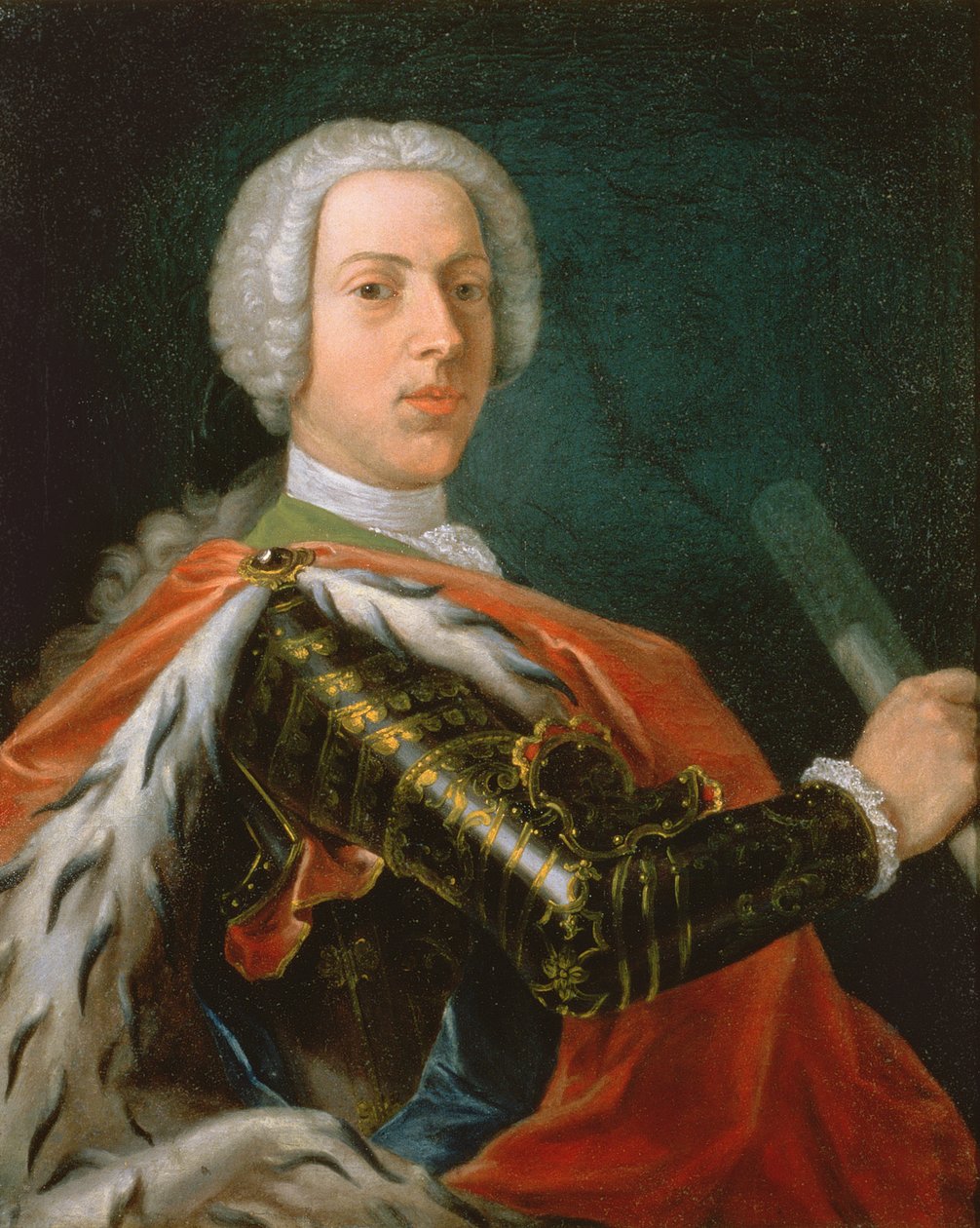 Károly Edward Stuart herceg (1720-88) vagy "Bonnie Prince Charlie", 1750-51 körül. alkotó: Cosmo Alexander