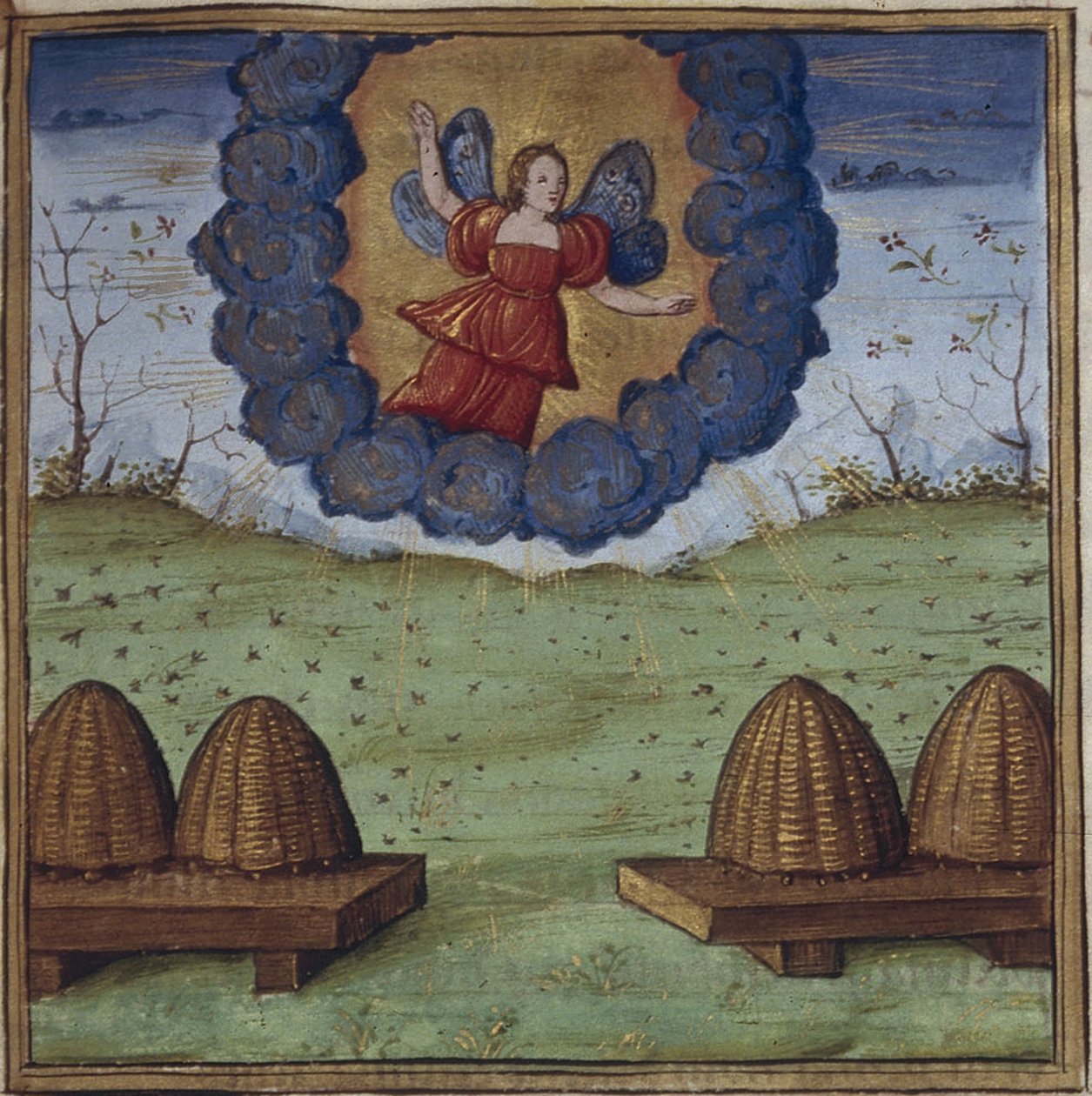 Illusztráció a Georgicsokhoz, Vergilius, 1450-1499 alkotó: Coëtivy Master