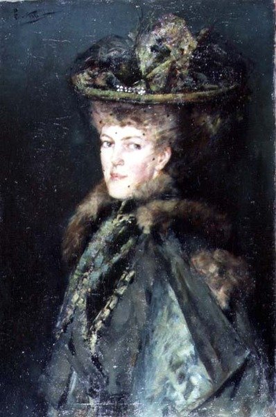 Egy hölgy portréja alkotó: Count Girolamo Pieri Nerli