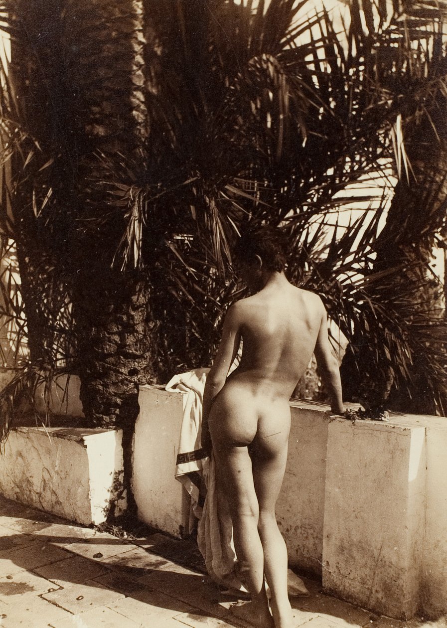Férfi akt, 1890. alkotó: Count Wilhelm von Gloeden
