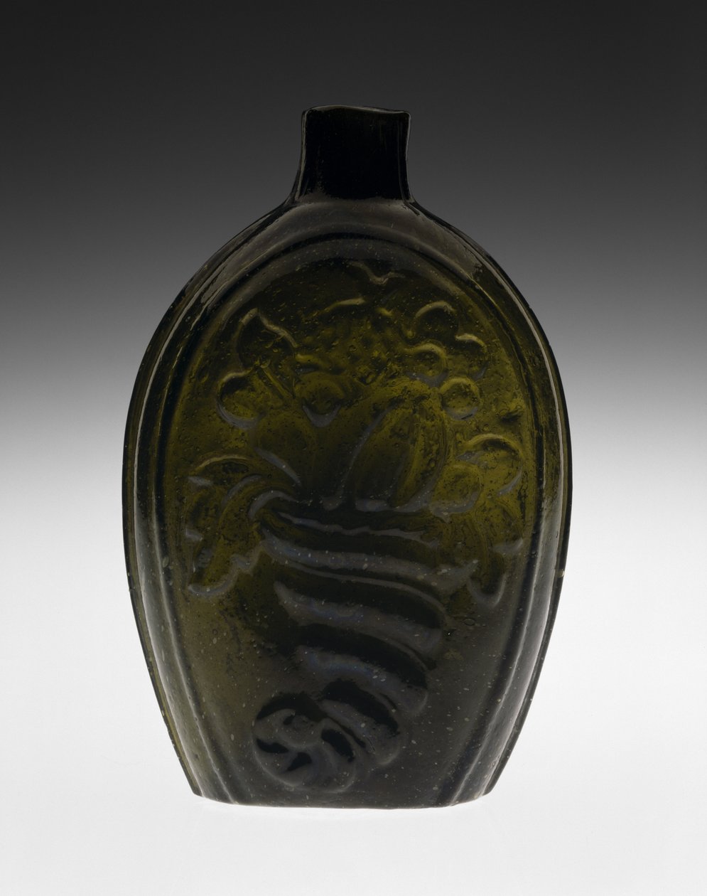Figurás lombik, valószínűleg 1820-as évek (ólommentes üveg) alkotó: Coventry Glass Works