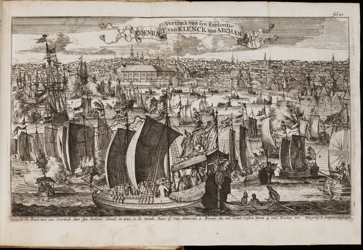 Arhangelszk: Történelmi elbeszélés vagy az utazás leírása, 1677 alkotó: Coyet