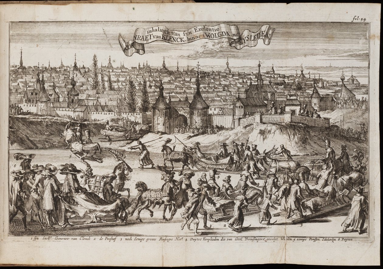 Vologda: Historisch Verhael vagy Beschryving van de Voyagie, 1677 alkotó: Coyet