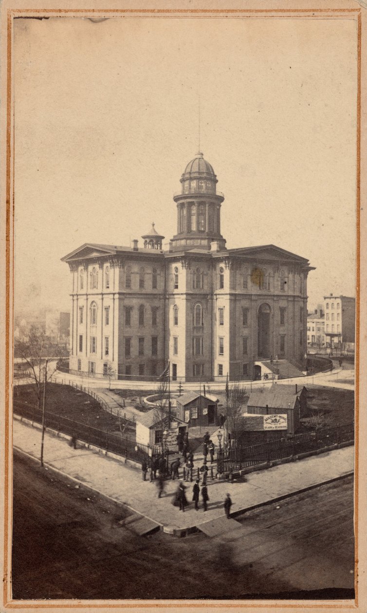 Zeneakadémia, Chicago, 1860-as évek (fotó) alkotó: Crater