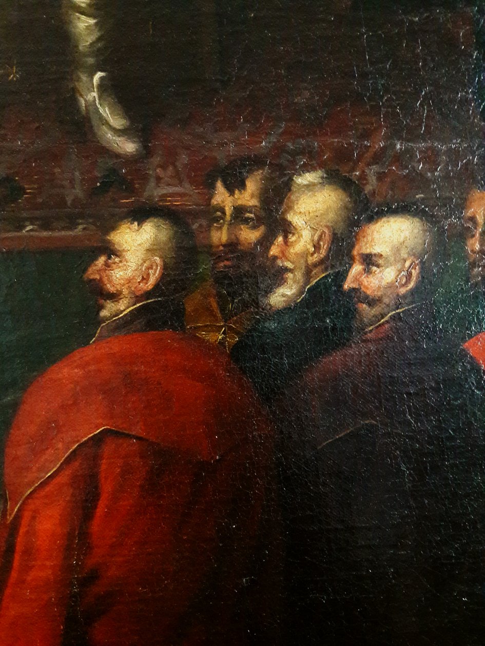 Közönség László IV Vasa -val (részlet) alkotó: Creator