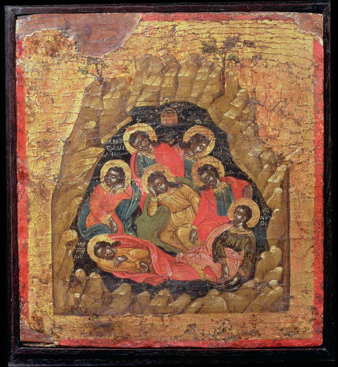 Ephesus hét alvója (tempera a panelen) alkotó: Cretan School