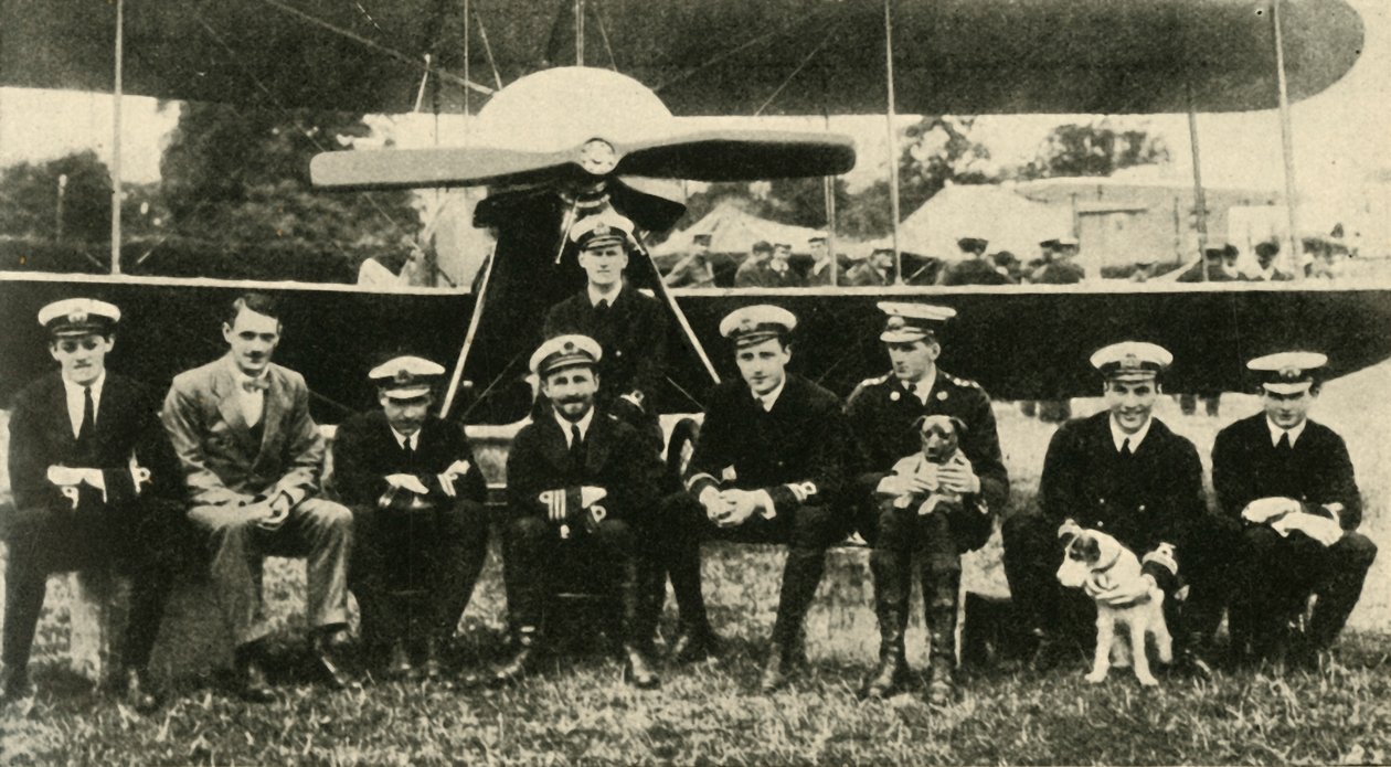 Samson, a Királyi Repülő Hadtest parancsnoka...Első világháború, c1914, c1920. alkotó: Cribb