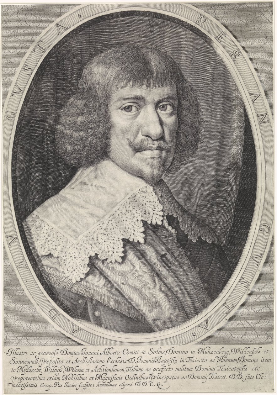 Johan Albert van Solms 1599-1648 alkotó: Crispijn van de Passe