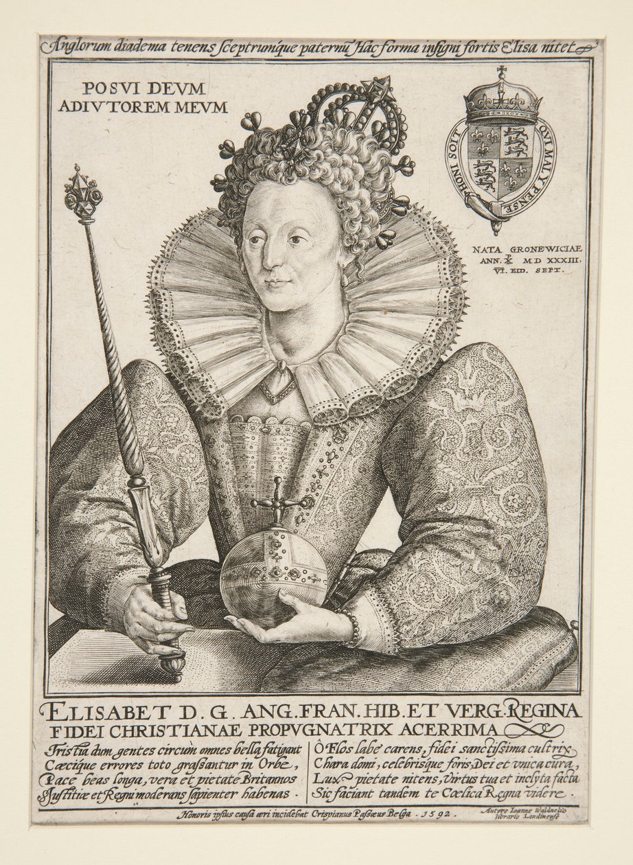 Erzsébet, angol királynő alkotó: Crispijn de Passe the Elder