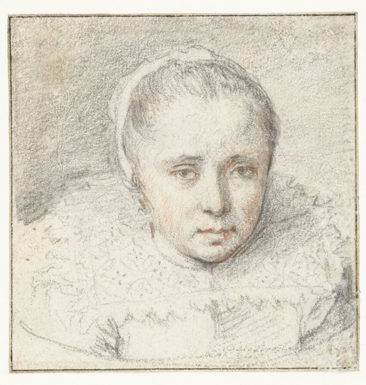 Egy fiatal nő portréja alkotó: Crispijn van de Passe (I) (attributed to)