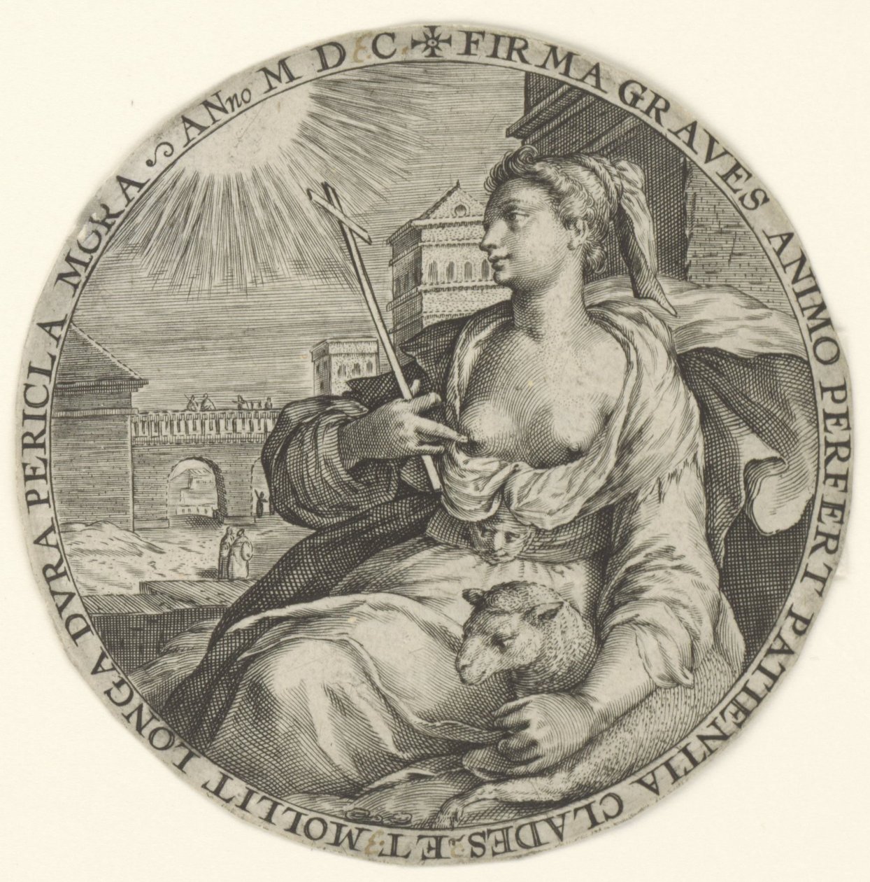 Türelem Teológiai erények (sorozat címe) Virtutu Theologicaru (sorozat címe) alkotó: Crispijn van de Passe (I)
