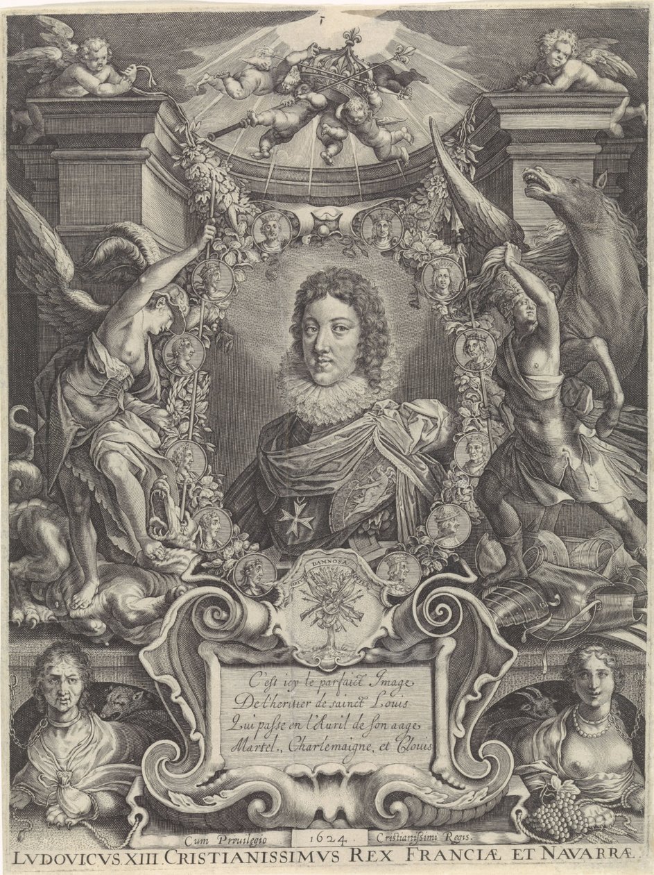XIII. Lajos mellszobrai portréja alkotó: Crispijn van de Passe (II)