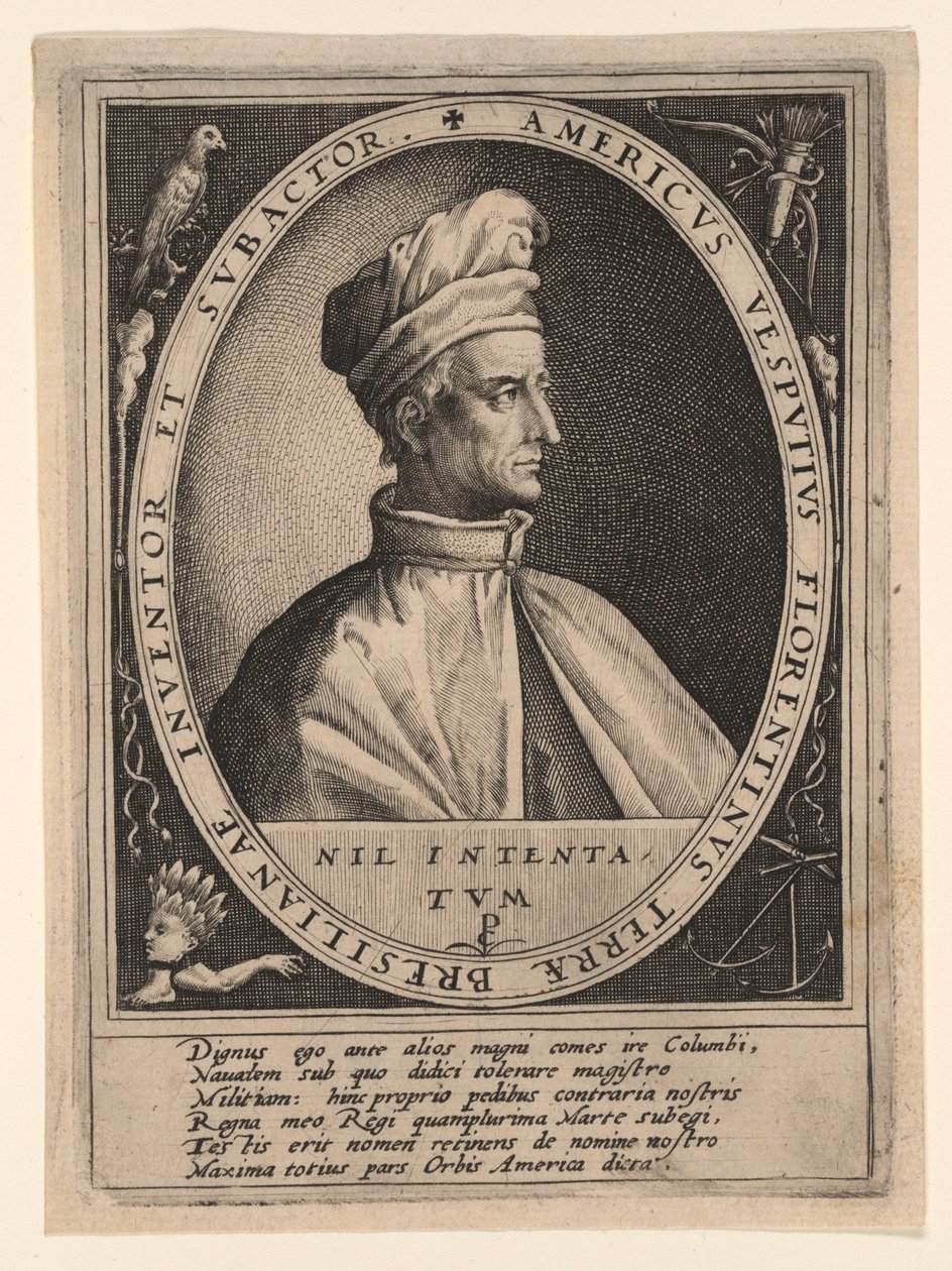 Amerigo Vespucci alkotó: Crispijn van de Passe I