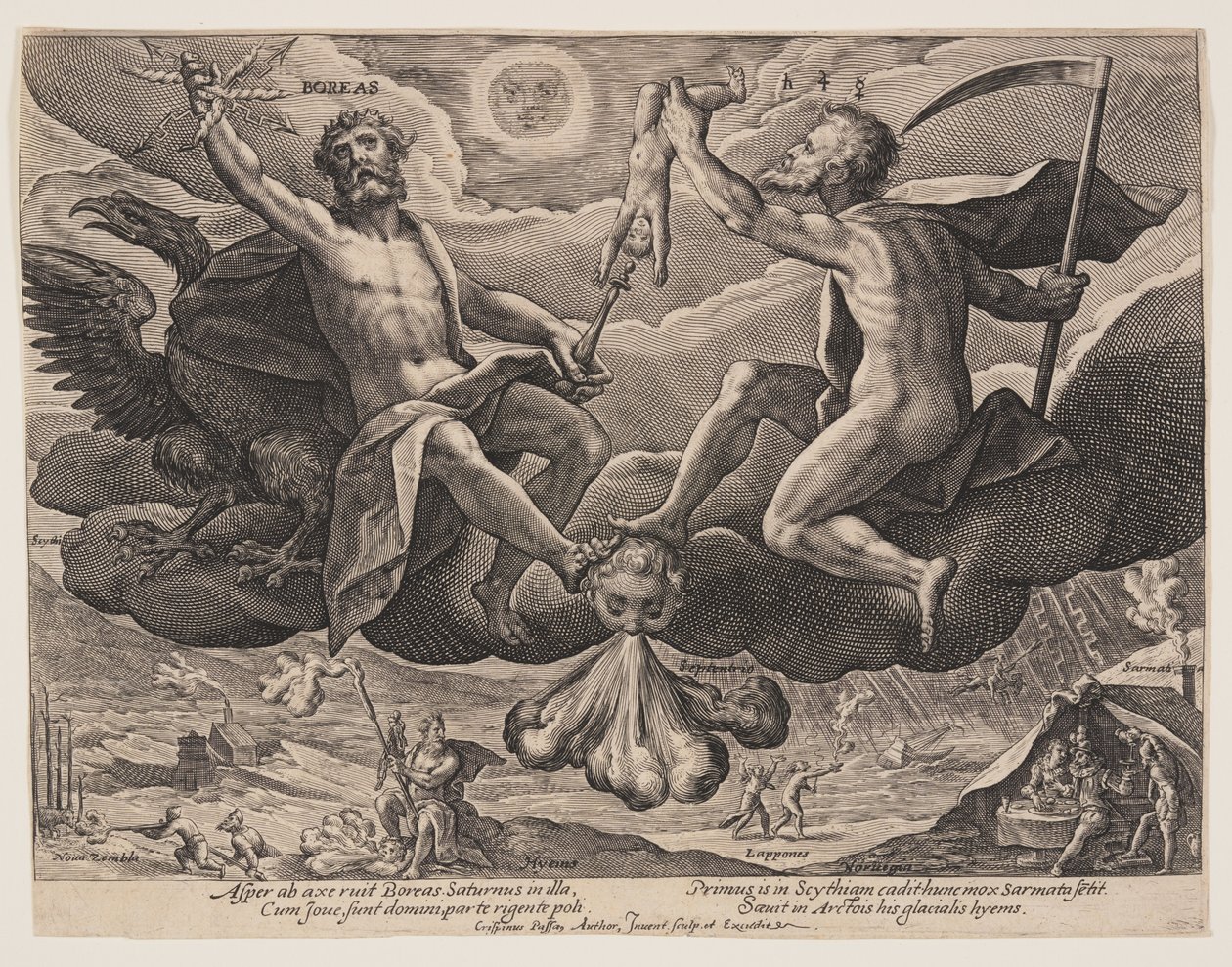 Boreas, a Szelekből alkotó: Crispijn van de Passe I