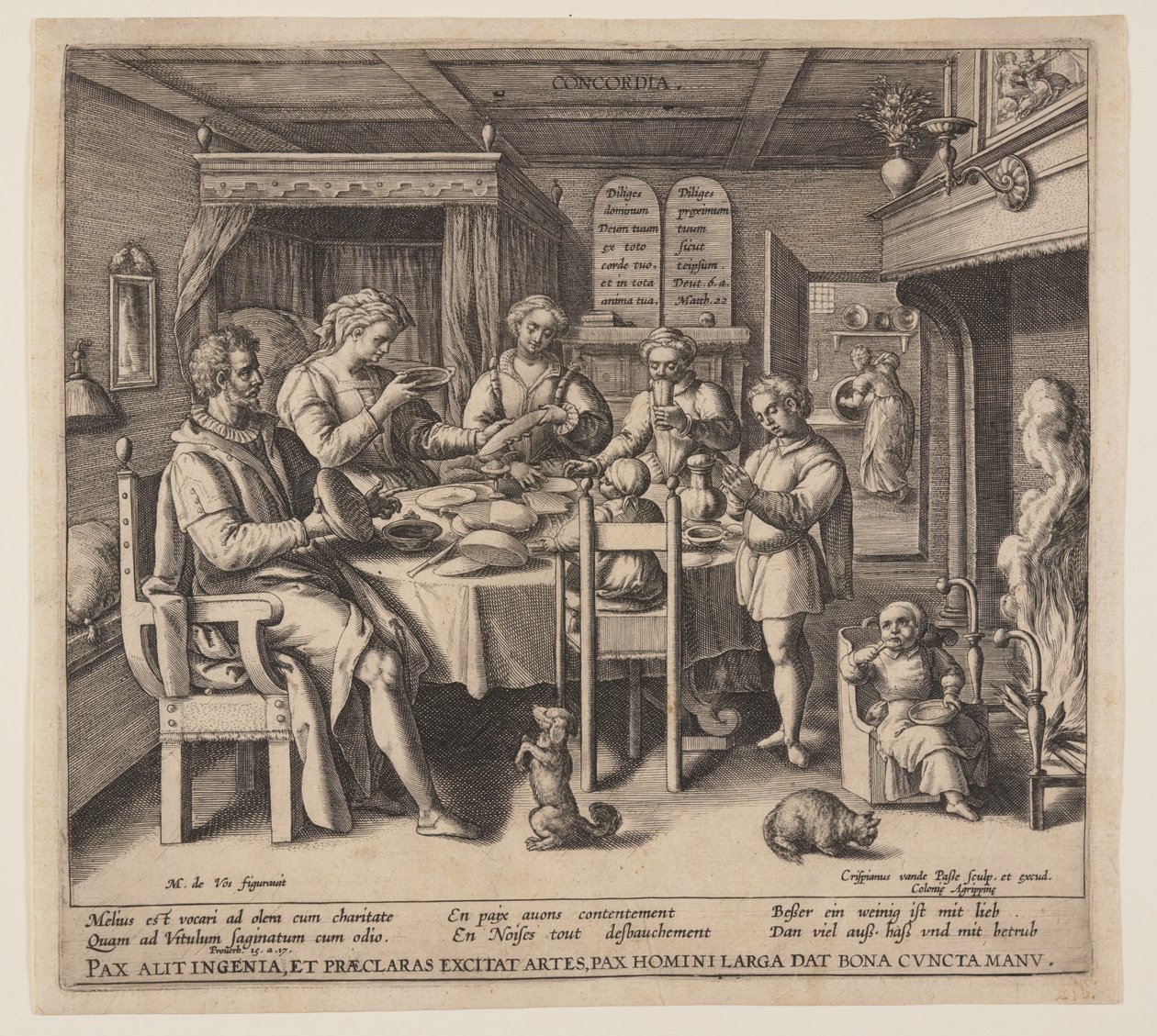 Condordia alkotó: Crispijn van de Passe I
