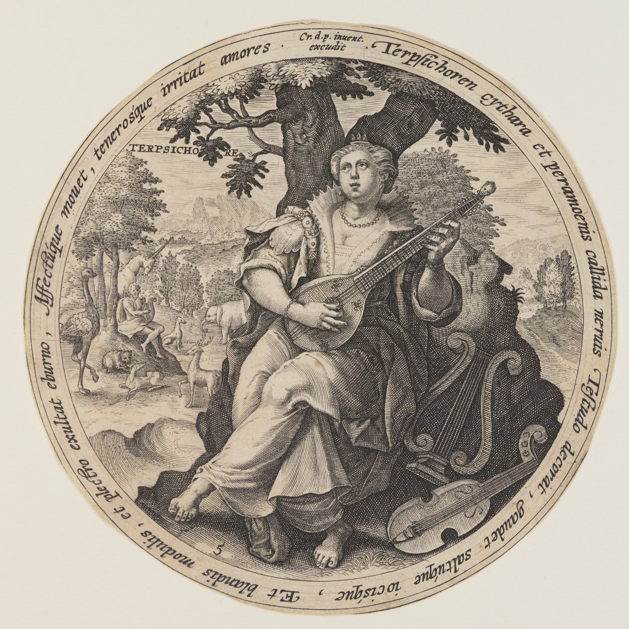 Euterpe, a Múzsákból alkotó: Crispijn van de Passe I