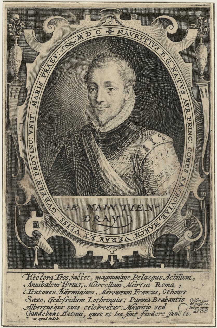 Maurice von Nassau, Orániai herceg alkotó: Crispijn van de Passe I