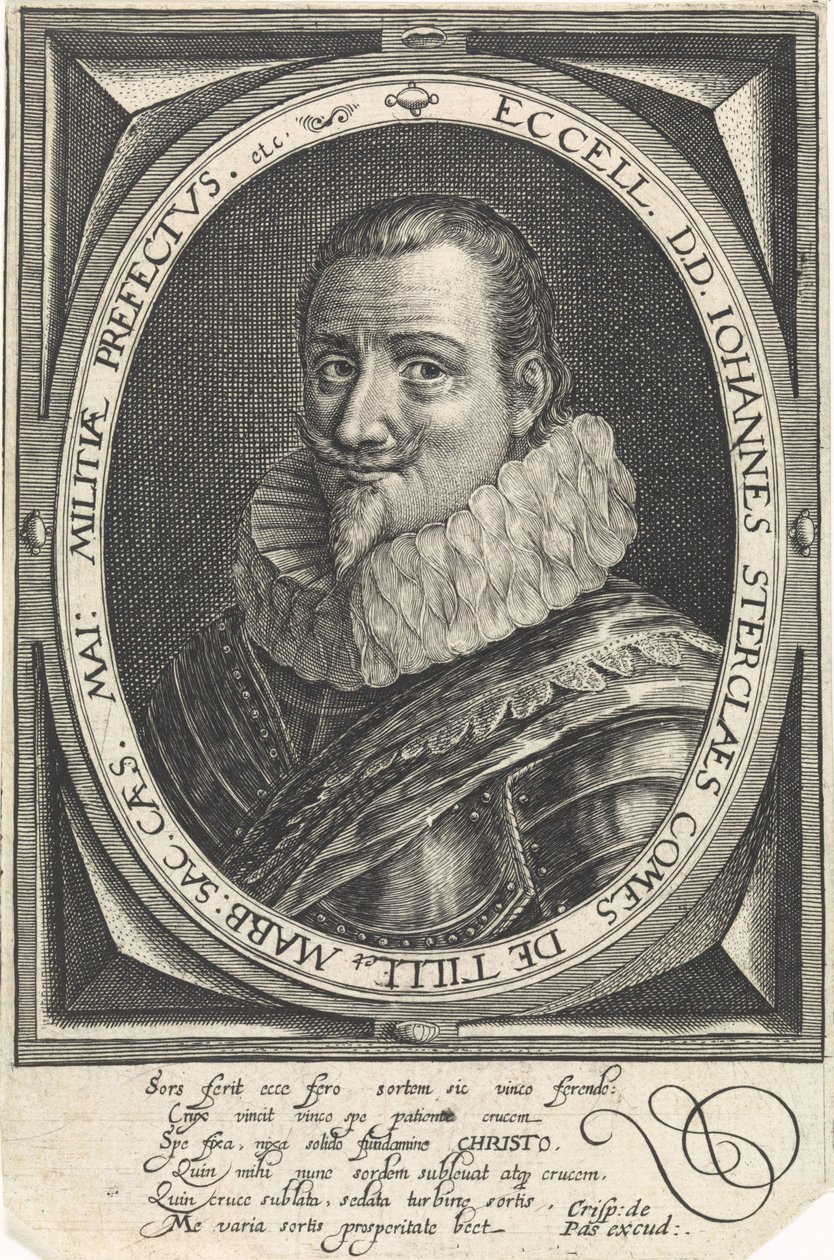 Johann Tserclaes, Tilly grófjának portréja alkotó: Crispijn van de Passe the Elder