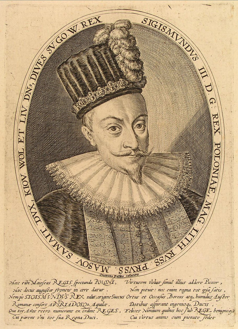 III. Vasa Zsigmond lengyel király, kb. 1600 alkotó: Crispijn van de Passe the Elder