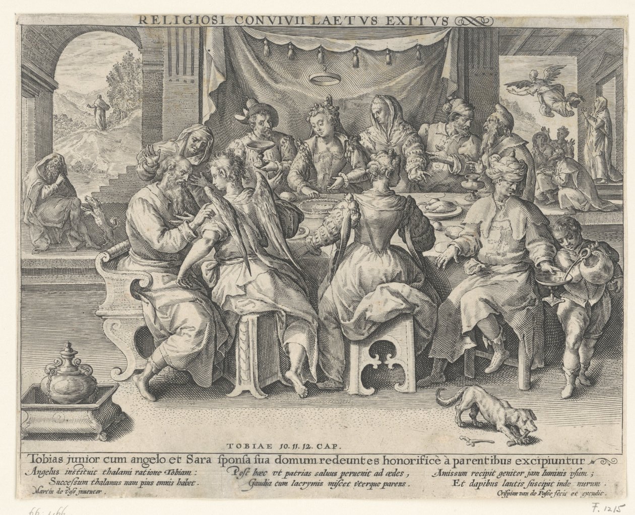 Tóbiás visszatérése alkotó: Crispijn van de Passe the Elder