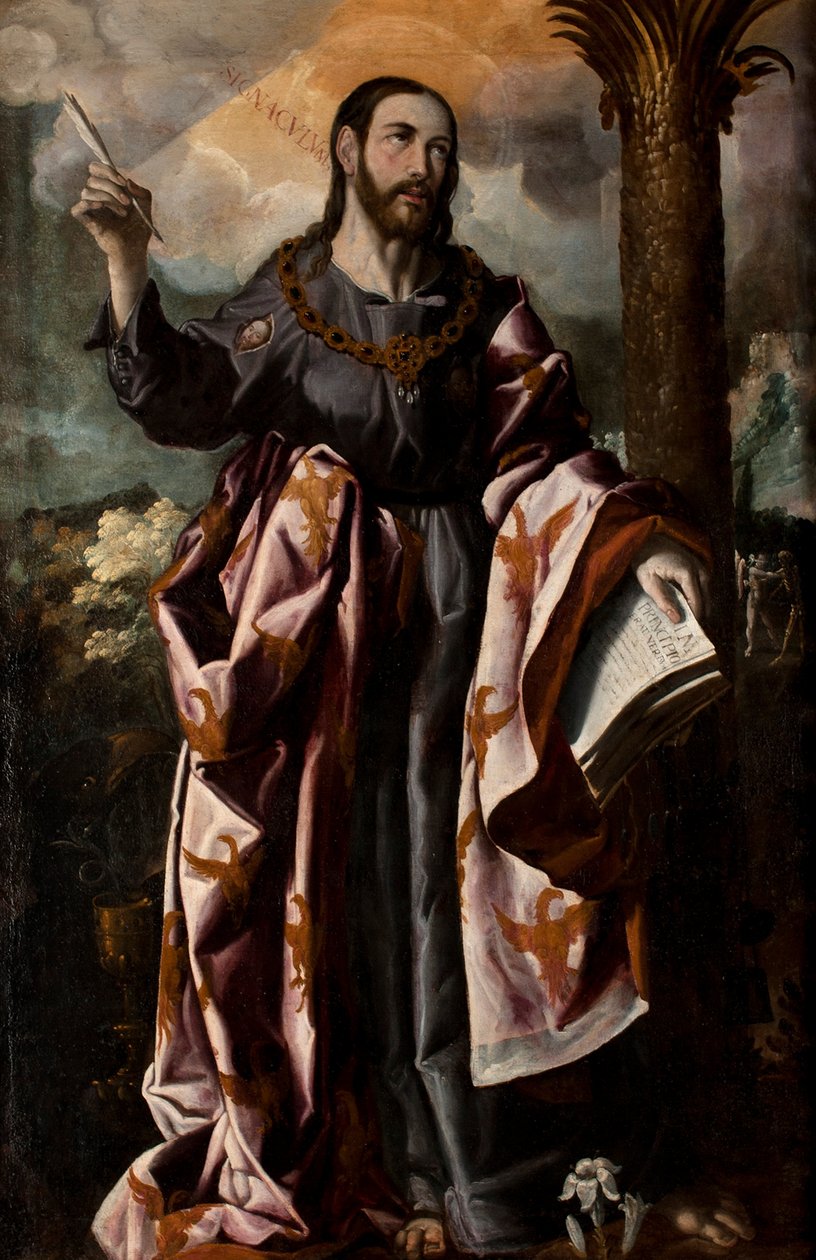 Szent János evangélista alkotó: Cristóbal García Salmerón