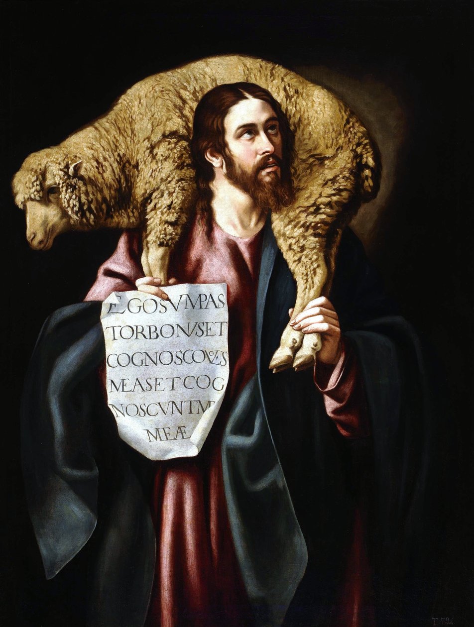 Spanyolul:  El Buen Pastor alkotó: Cristóbal García Salmerón