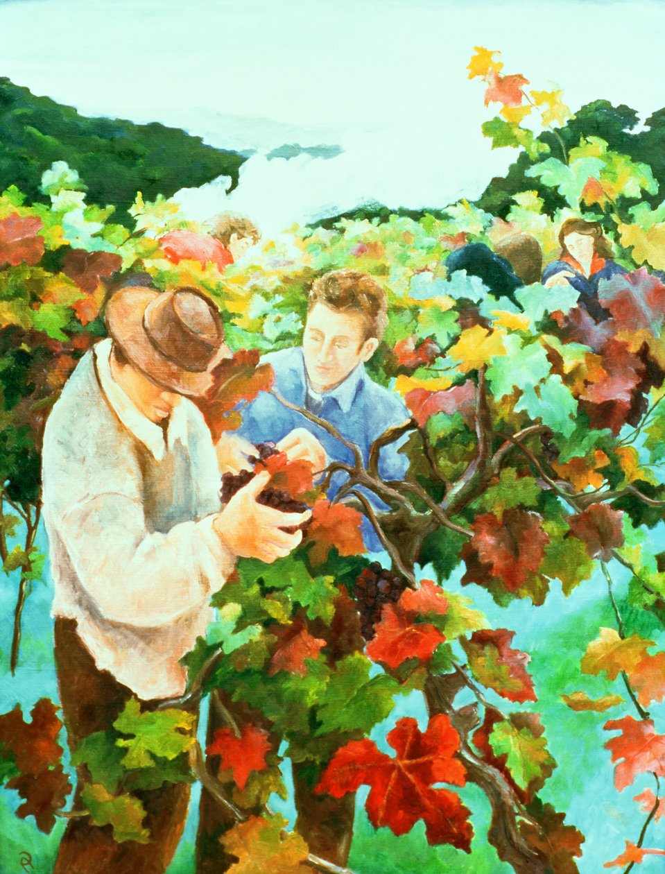 Szőlőszedők, 1996 alkotó: Cristiana Angelini