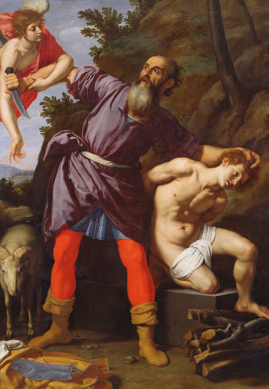Ábrahám áldozata alkotó: Cristofano Allori