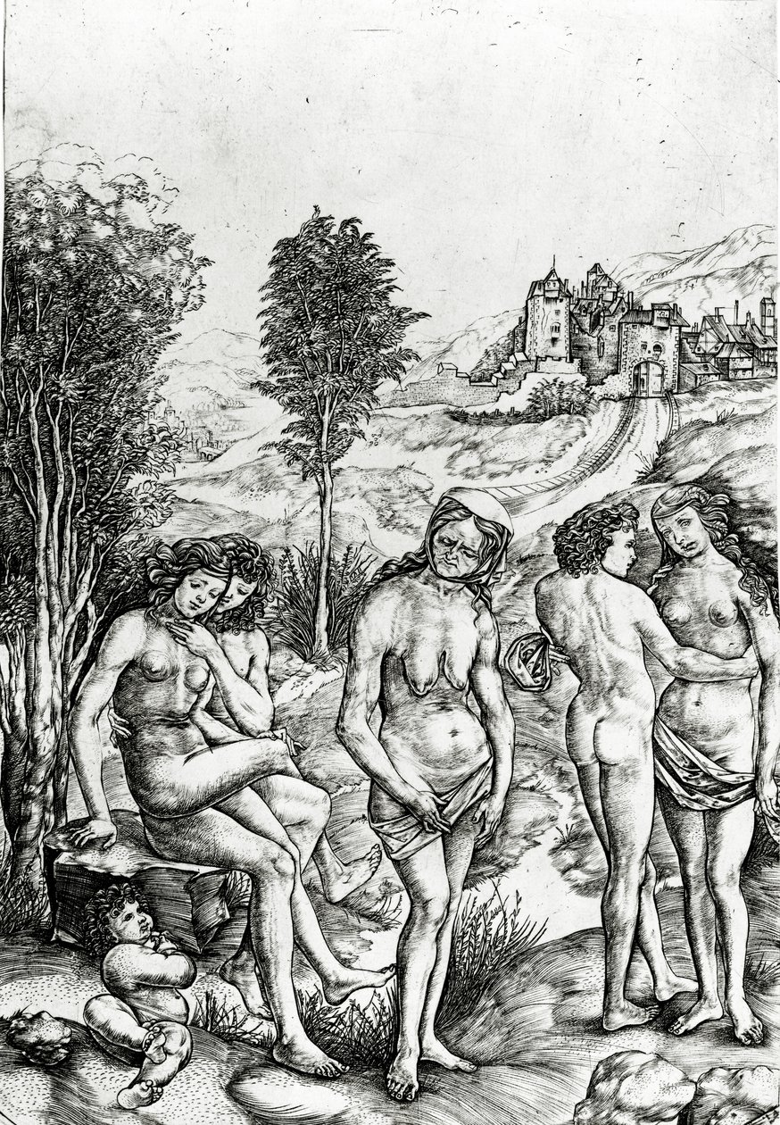 Az irigység allegóriája, 1515 körül alkotó: Cristofano Robetta