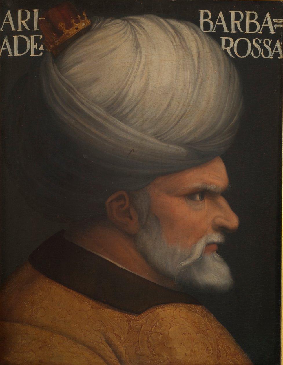 Khair ad-Din Barbarossa portréja alkotó: Cristofano dell Altissimo