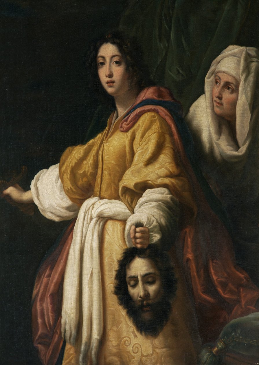Judit a Holofernész fejével (olaj, vászon) alkotó: Cristofano (after) Allori