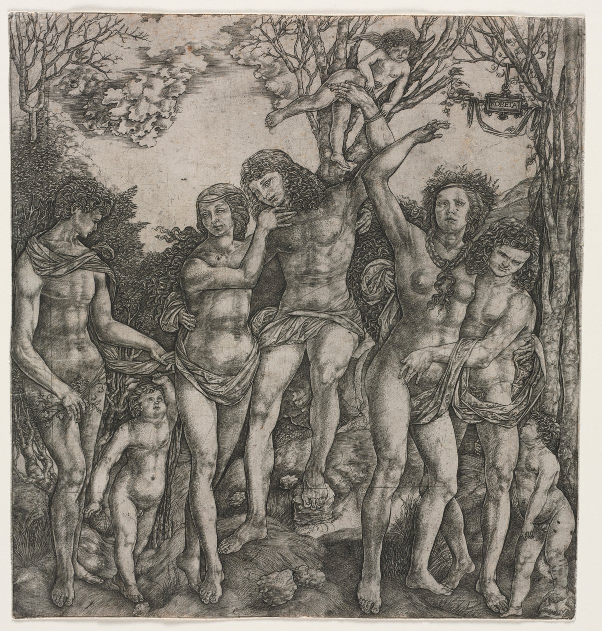 A testi szerelem allegóriája, c. 1530. alkotó: Cristofano Robetta